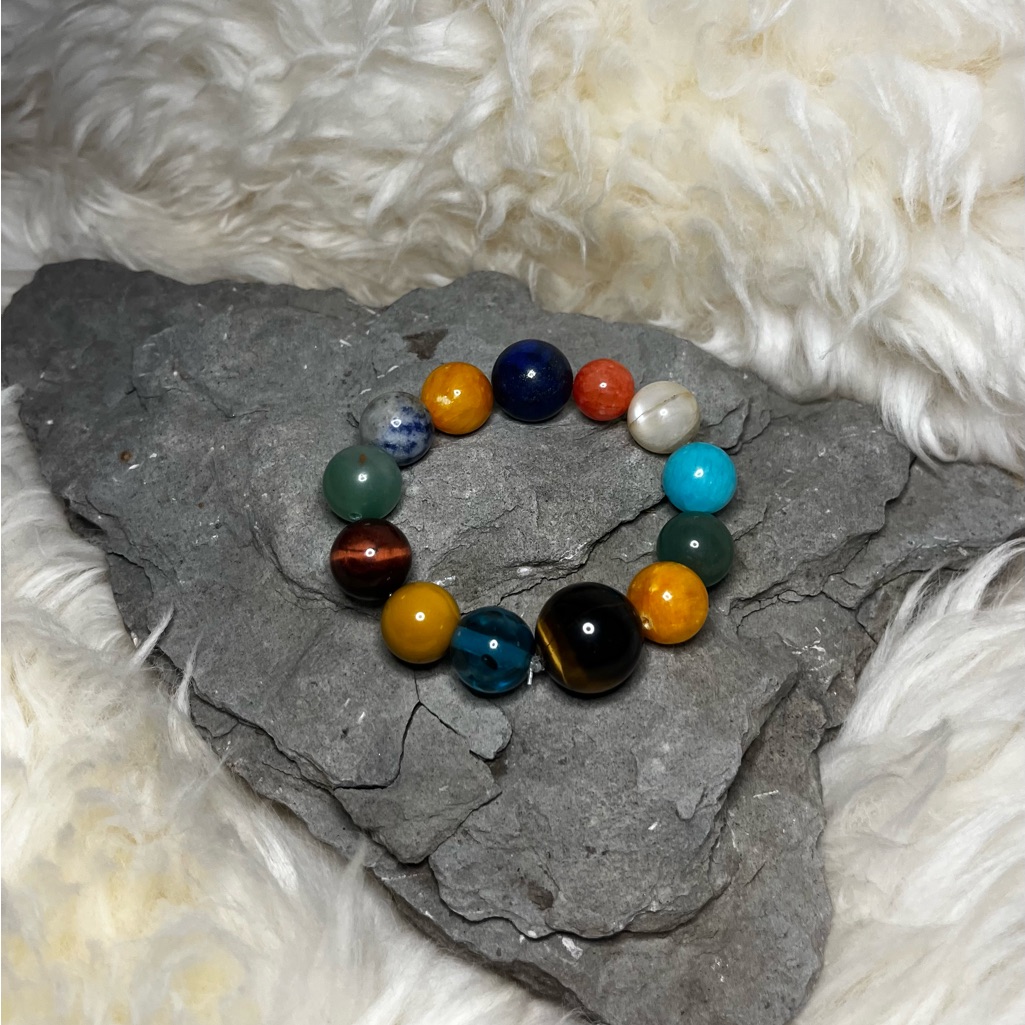 Multicolor Menopausal Beaded Bracelet